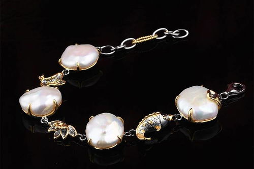 汤河店 新款创意手链 天然巴洛克珍珠高端定制珠宝925纯银女饰品